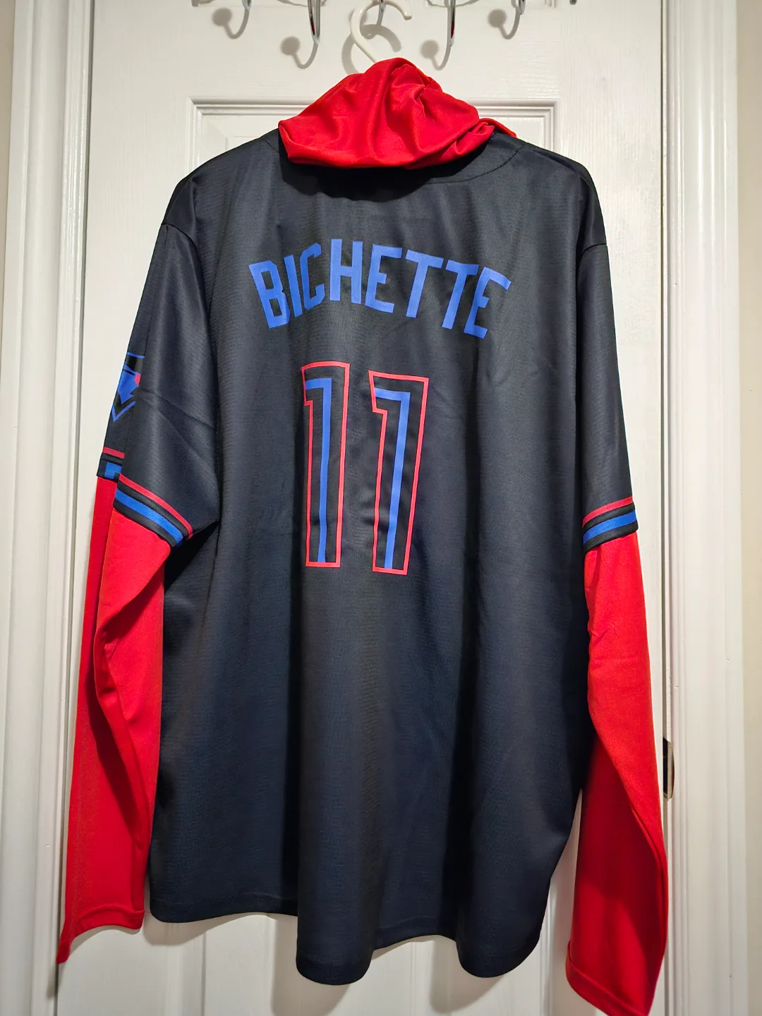 Toronto Blue Jays Bo Bichette #11 Hoodie Jersey image indicator(2)