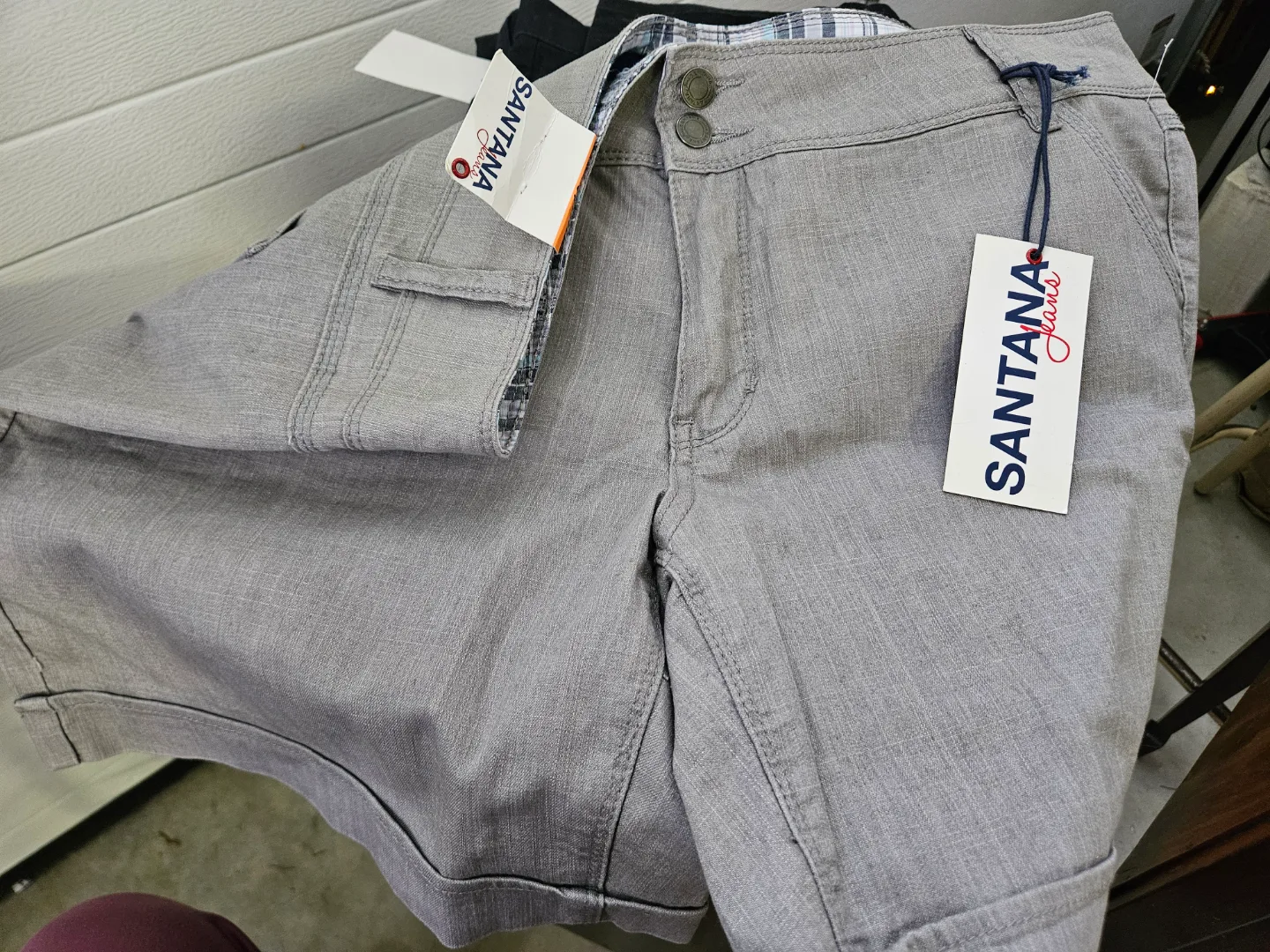 Santana Jeans Women's Size 16 Grey Shorts thumbnail