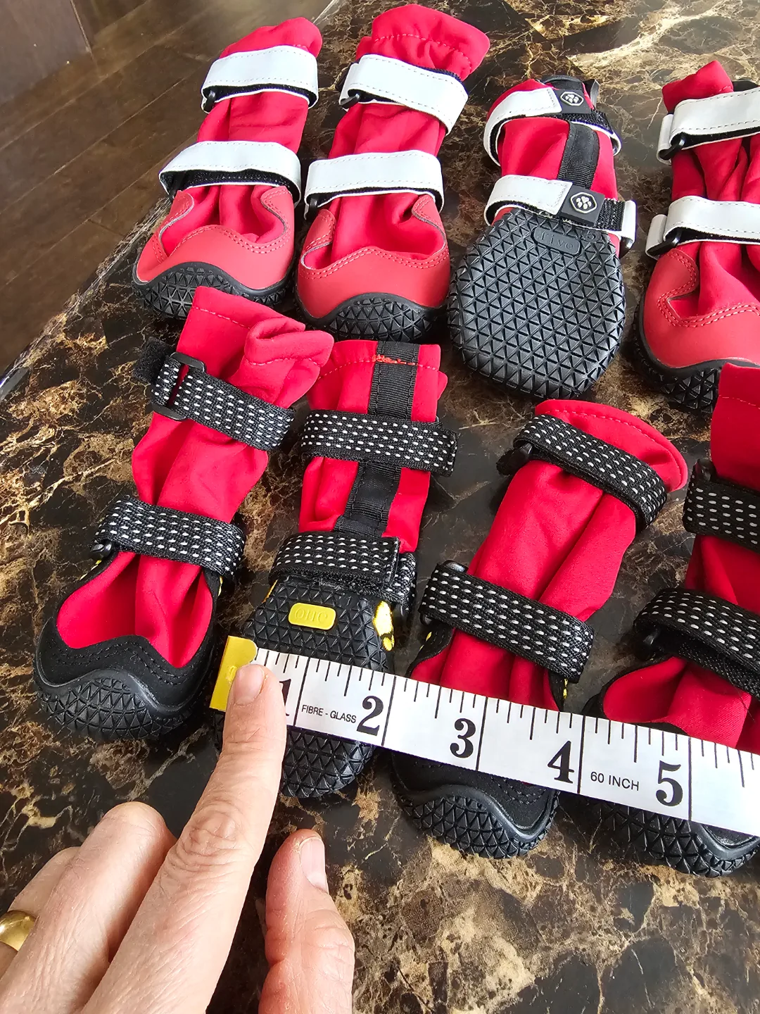 (New) Dog Boots size in pictures (price between $15 to $25) image indicator(5)