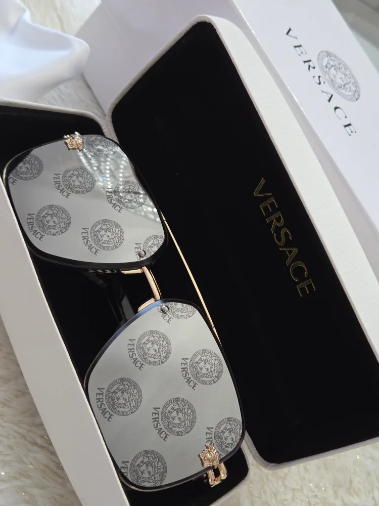 Versace Sunglasses Aviator Style image indicator(9)