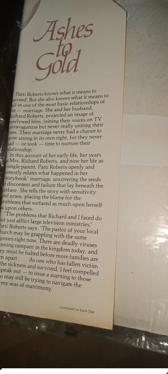 Ashes to Gold: Patti Roberts' Autobiography image indicator(5)