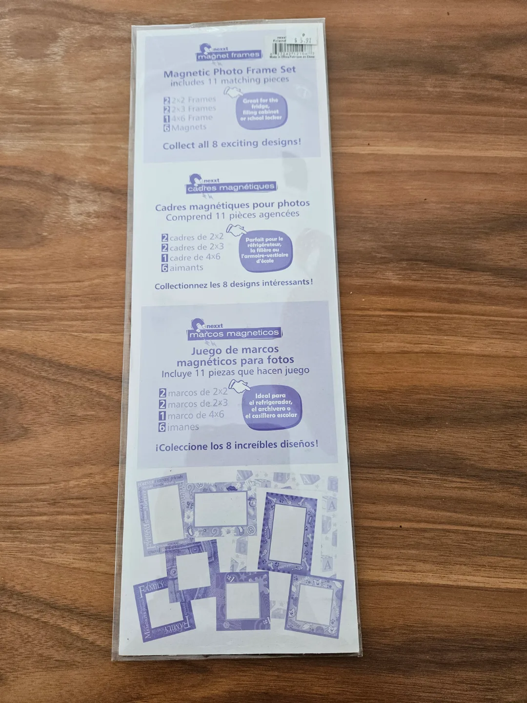 11-Piece Magnetic Photo Frame Set image indicator(2)