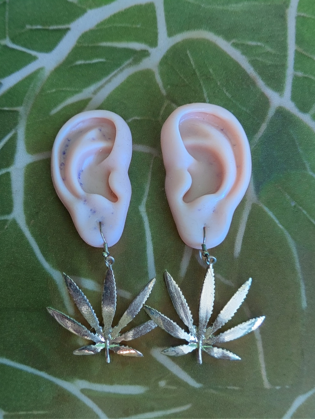 Cannabis Leaf Earrings