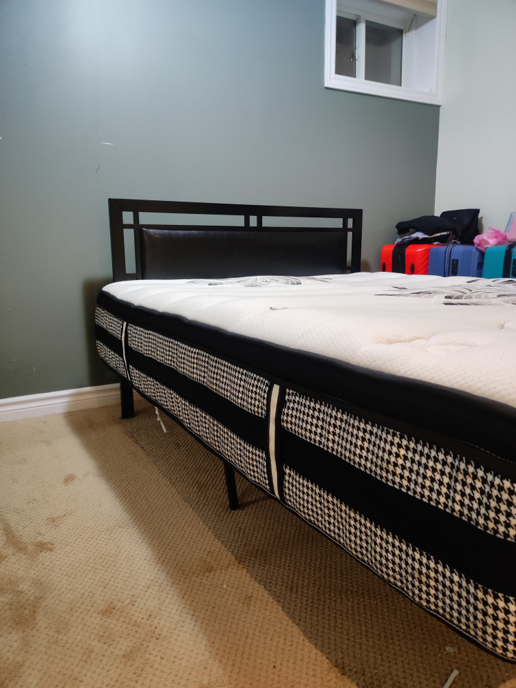 Queen Mattress and Metal Frame - photo 3