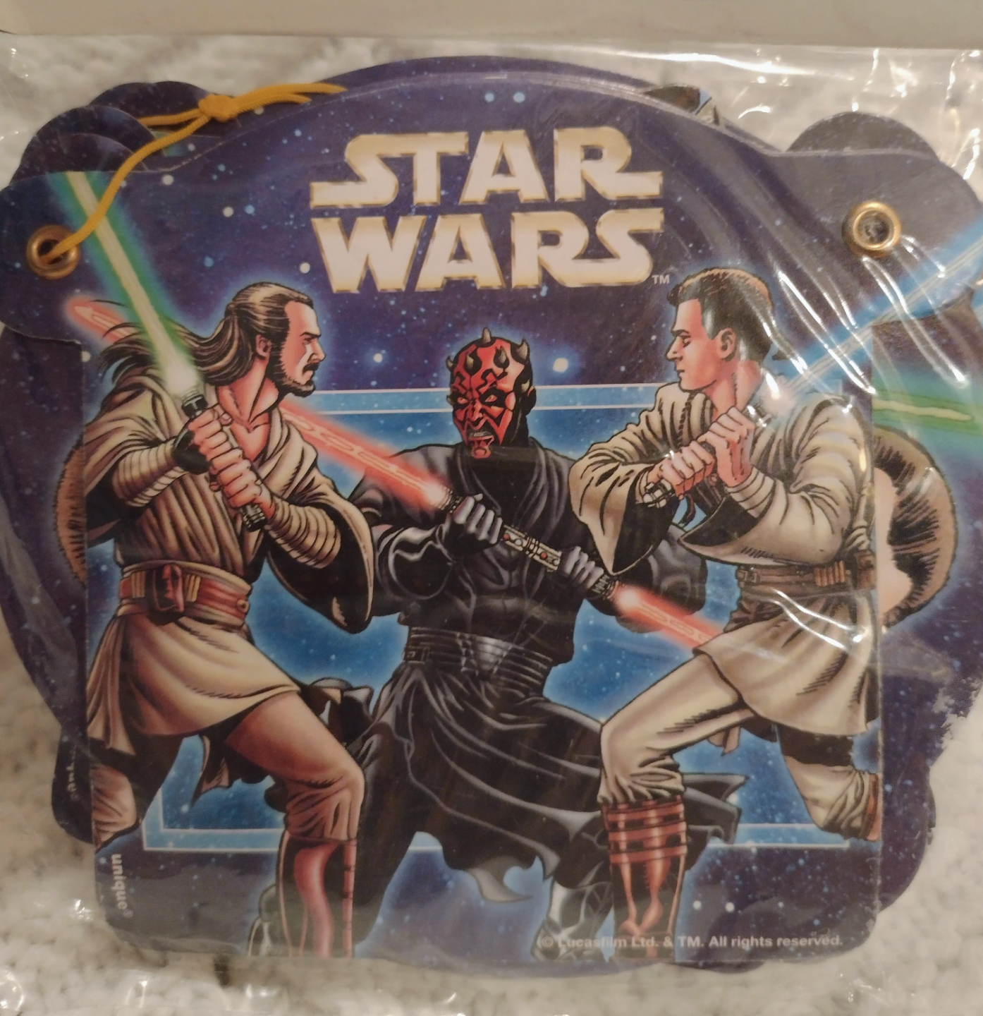 Star Wars Episode I Party Banner. NOS - photo 4