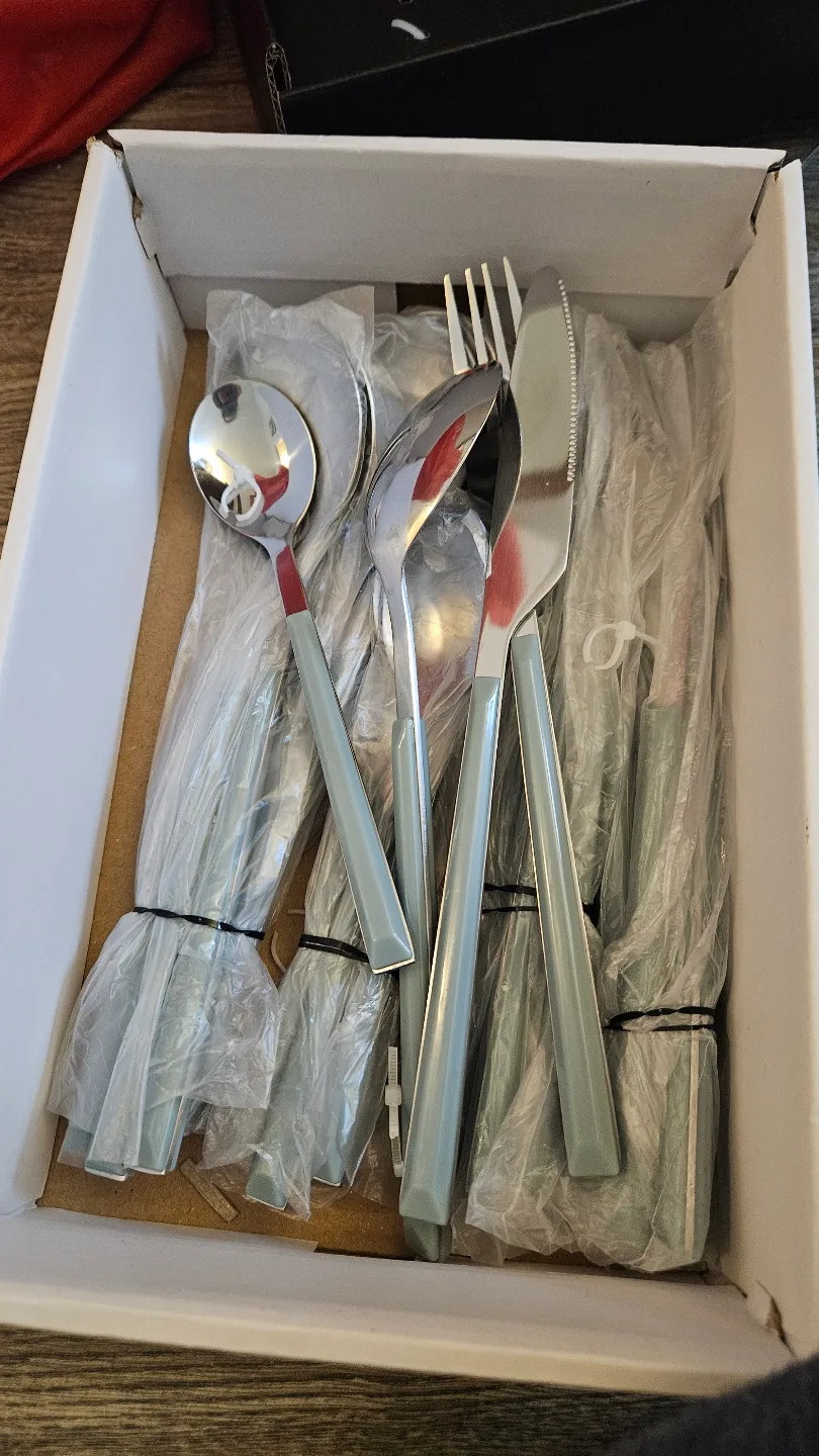 BRAND NEW NEVER USED Fox Home Daily 24-Piece Cutlery Set image indicator(2)