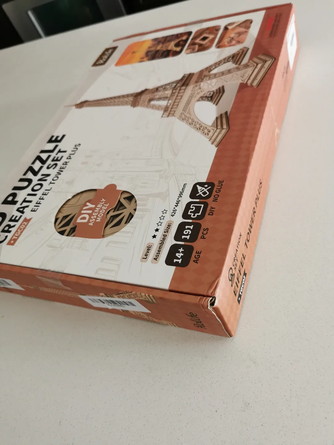 Rolife Eiffel Tower Plus 3D Wooden Puzzle image indicator(4)