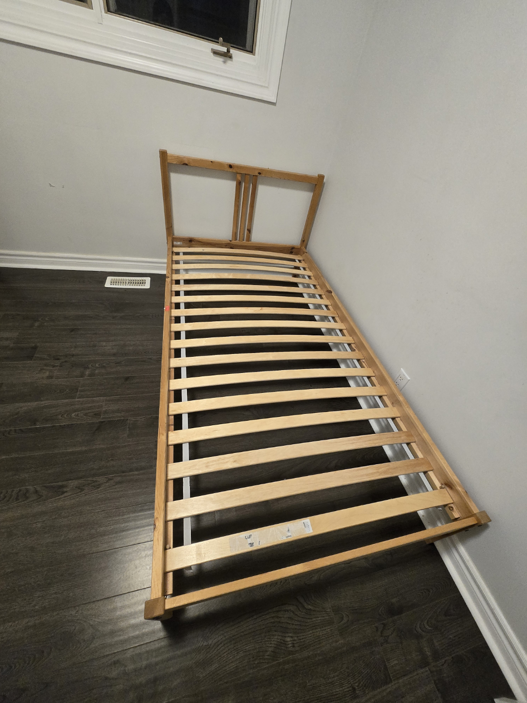 Wooden Bed Frame with Slats