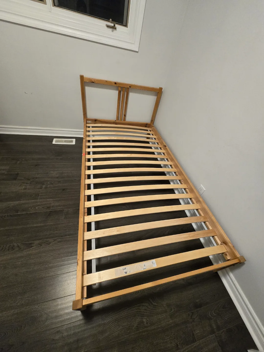 Wooden Bed Frame with Slats thumbnail