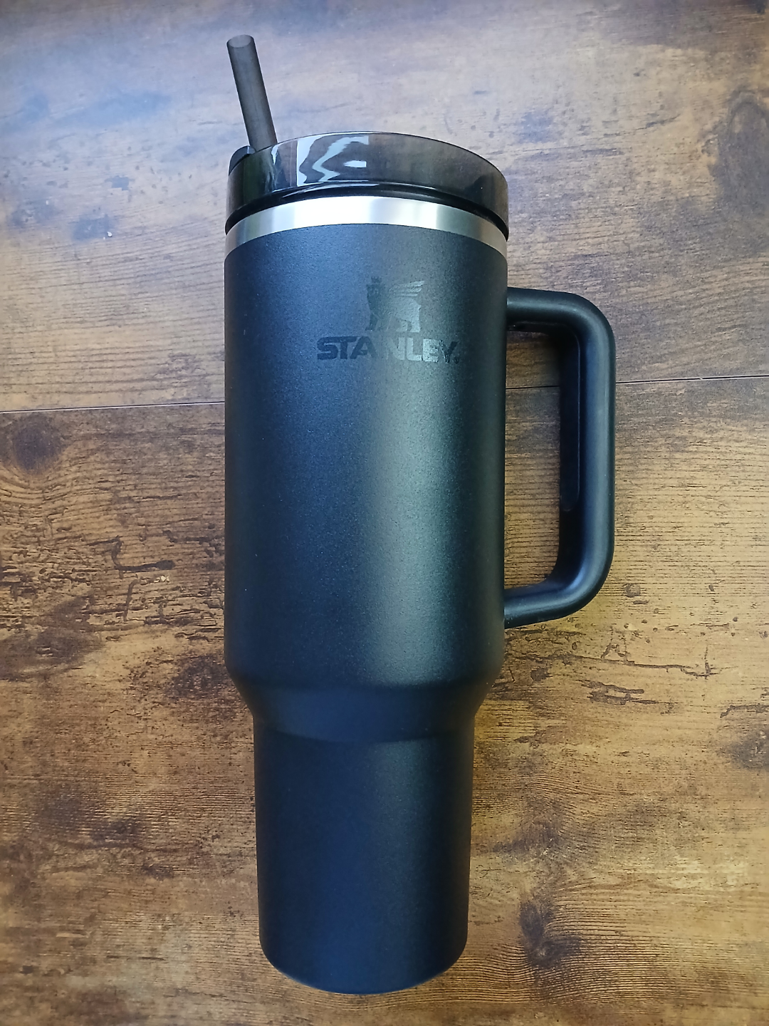 STANLEY Adventure Quencher Travel Tumbler with Handle - Black