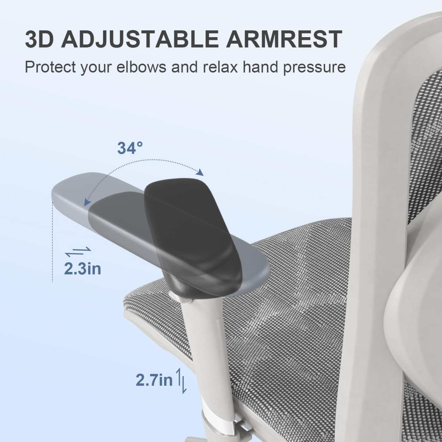 SIHOO ergonomic chair with adjustable headres - photo 4