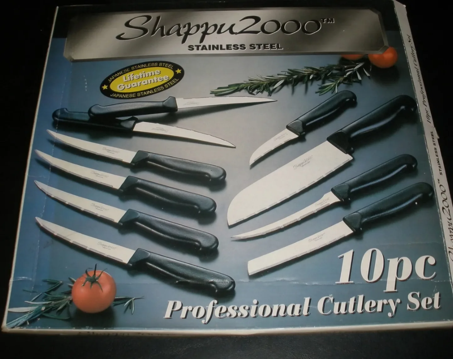 Shappu2000 10-Piece Professional Cutlery Set image indicator(2)