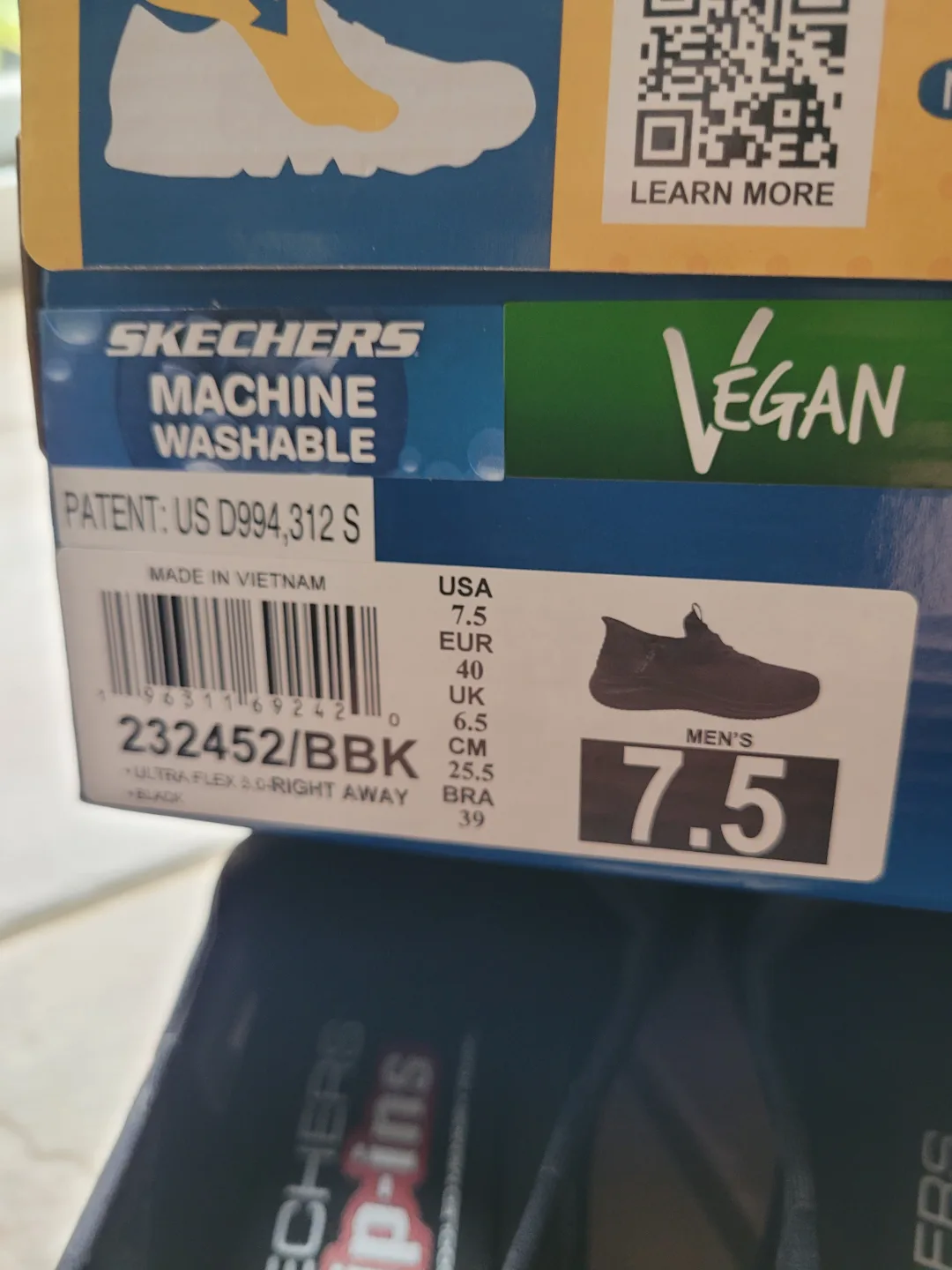 Skechers Hands Free Slip-ins - Men's Size 7.5 - Black image indicator(4)