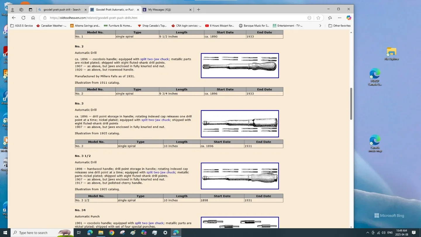 Vintage Metal push drill image indicator(2)