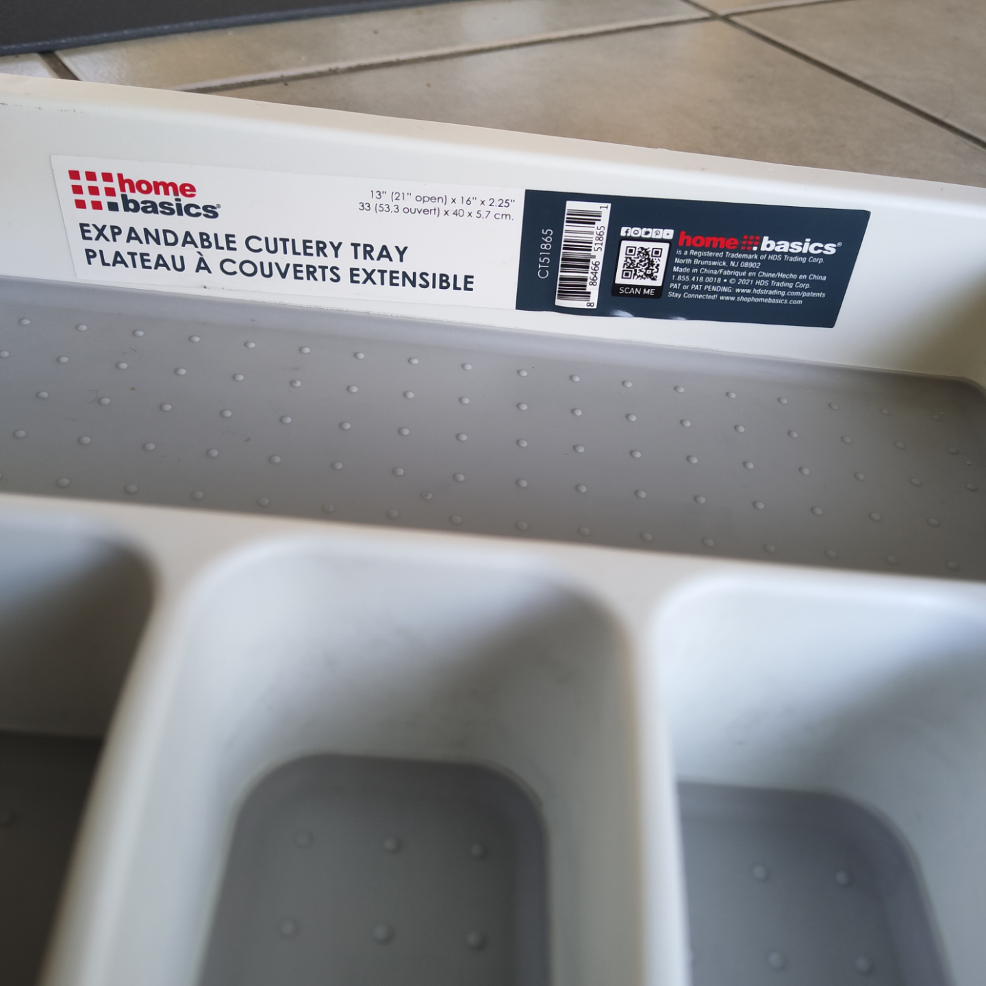 Home Basics Expandable Cutlery Tray - photo 2