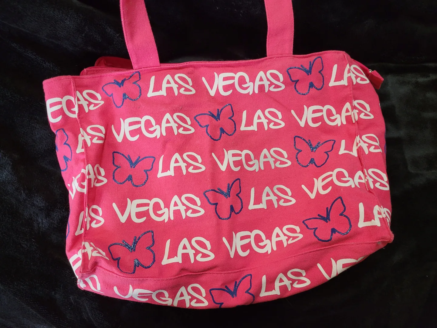 Pink Las Vegas Tote Bag thumbnail