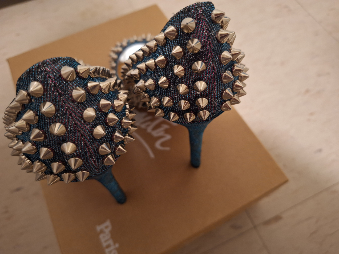 Christian Louboutin Flo Spikes Pumps - photo 2