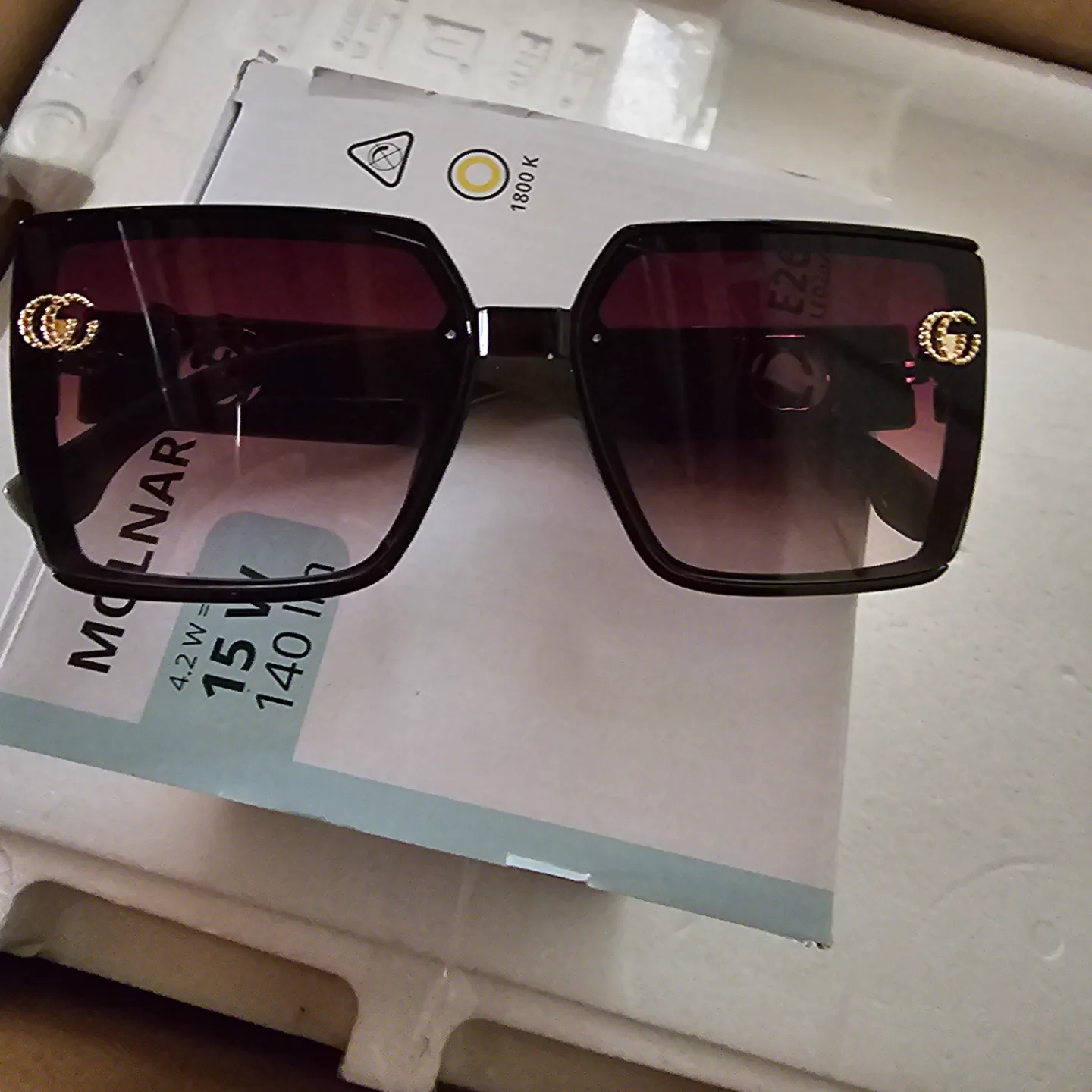 Gucci-inspired Square Sunglasses thumbnail