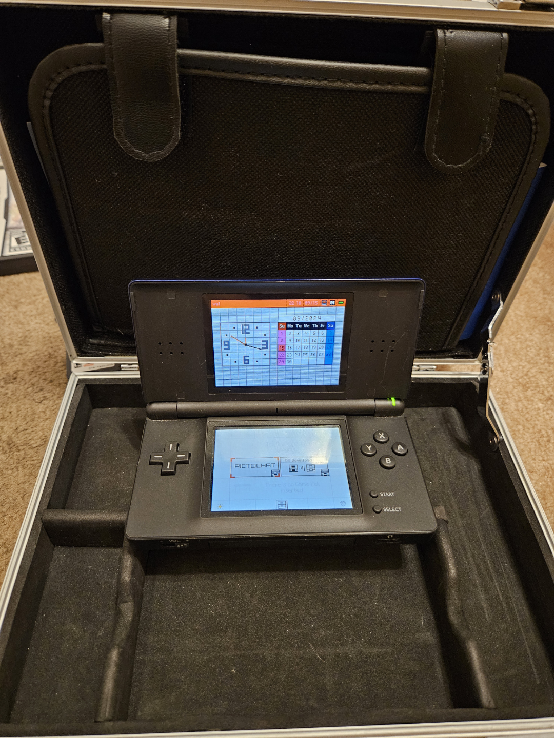 Nintendo DS console, case and games - photo 2