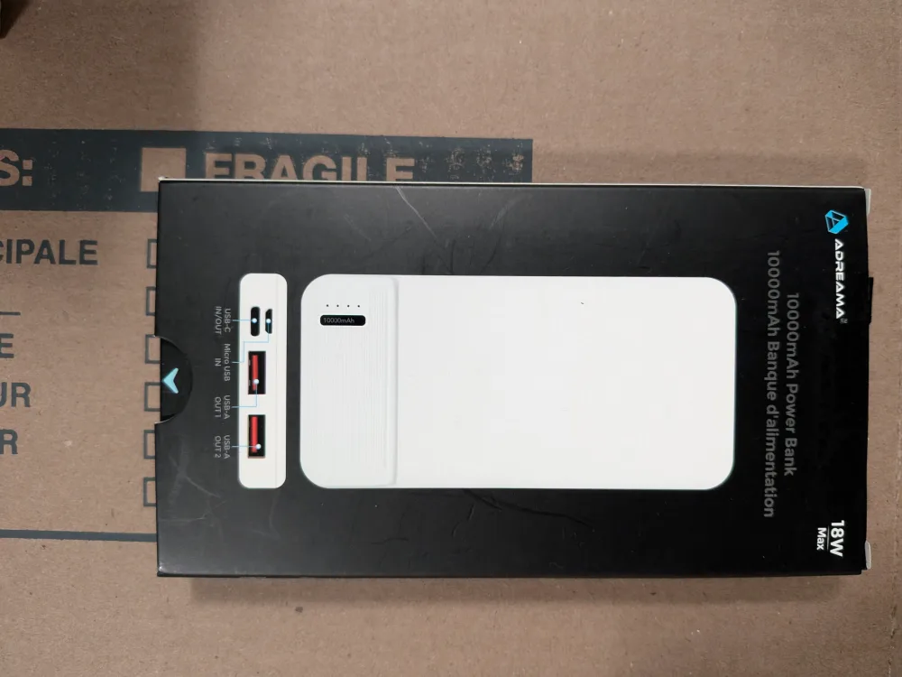 Brand new - Adreama 10000mAh Power Bank thumbnail