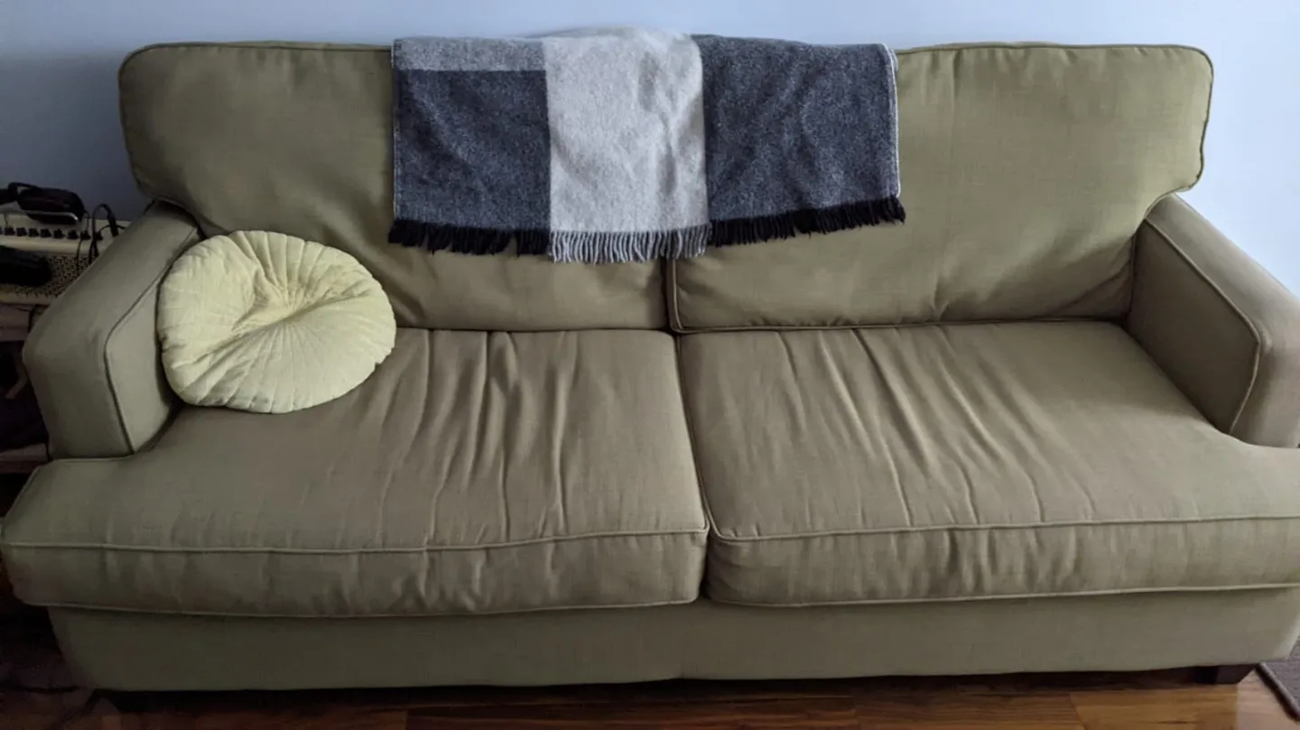 Green fabric Sofa image indicator(4)