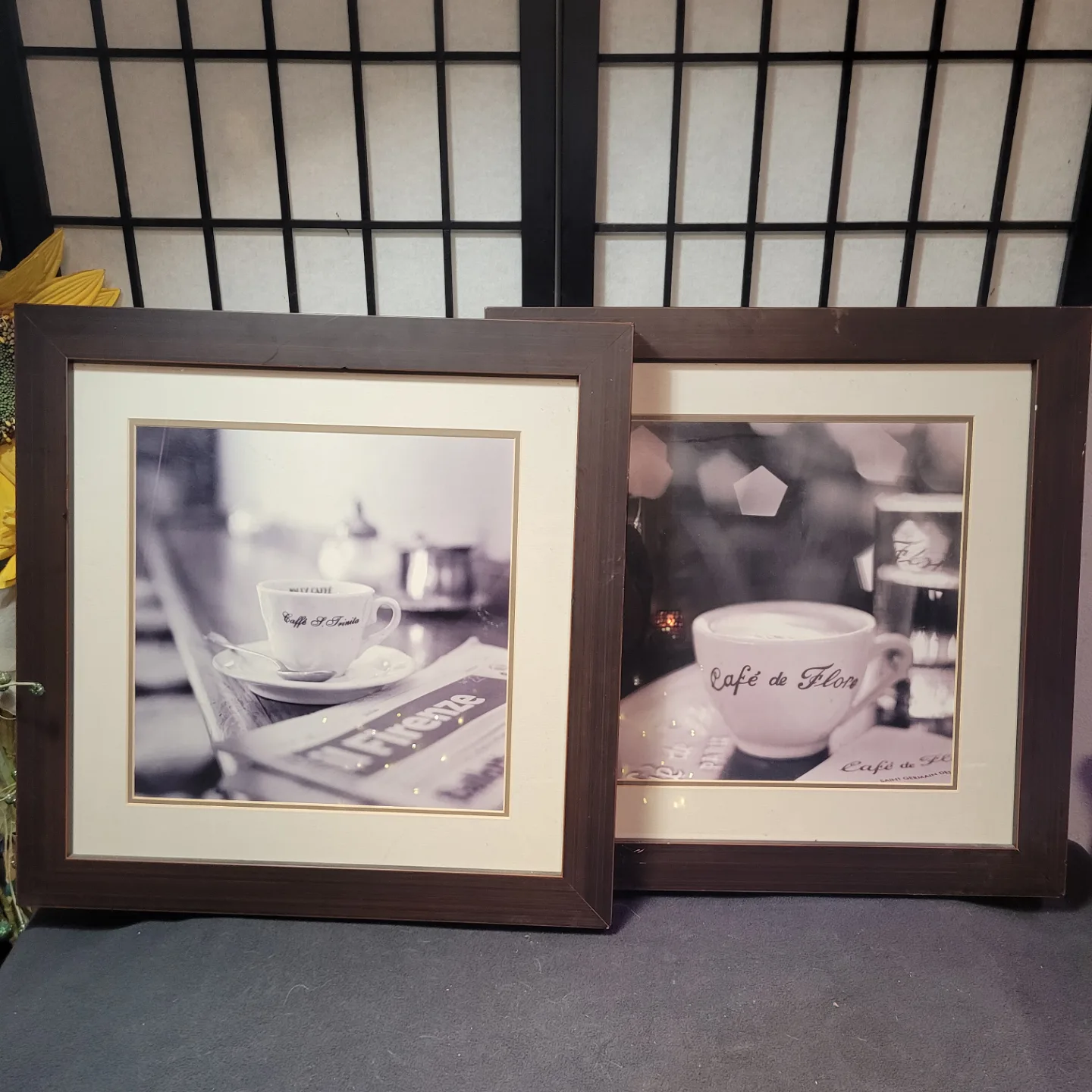 Pair of Framed Cafe/Coffee Prints thumbnail