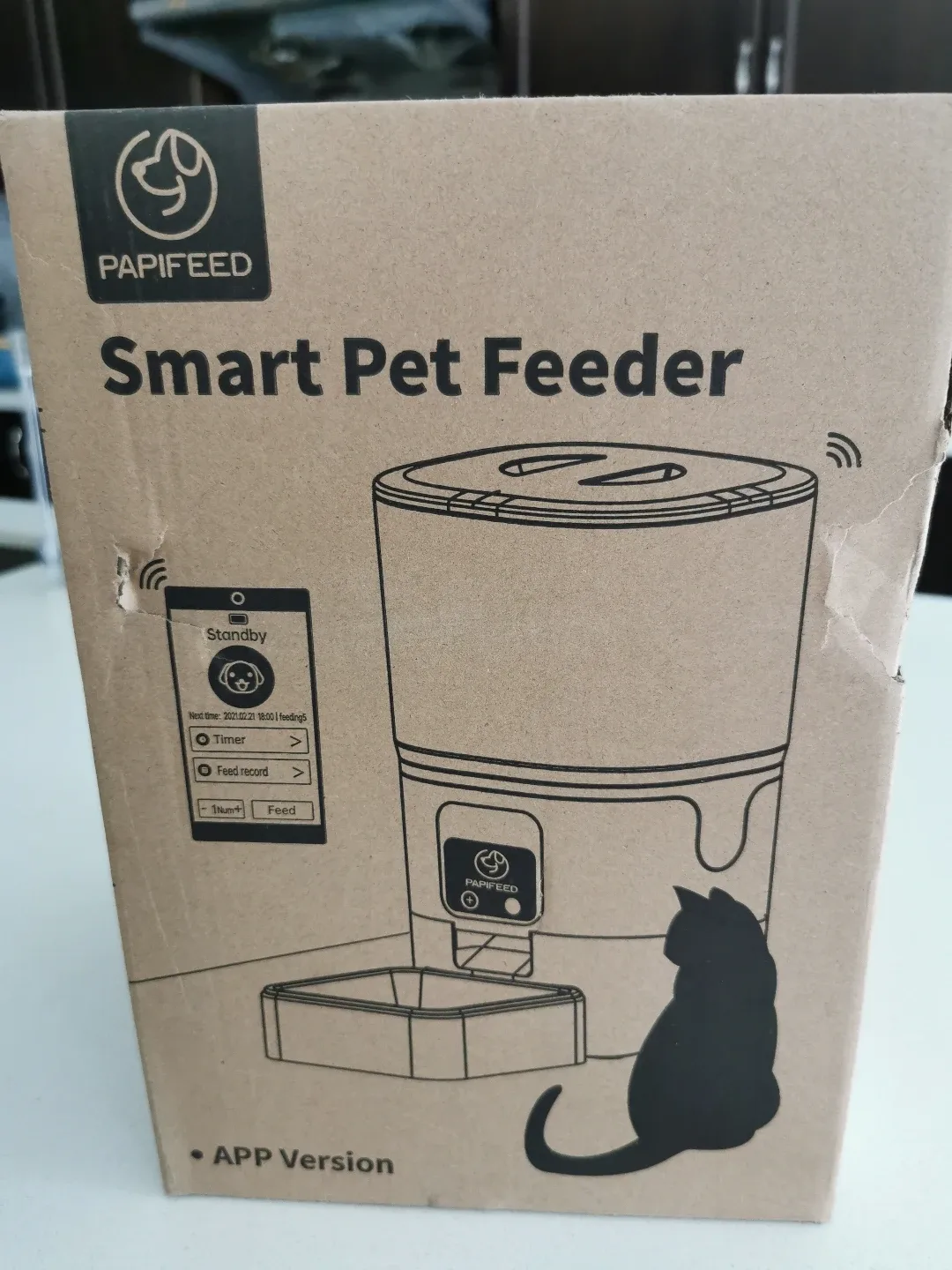 PAPIFEED Smart Pet Feeder - 6L Capacity image indicator(2)