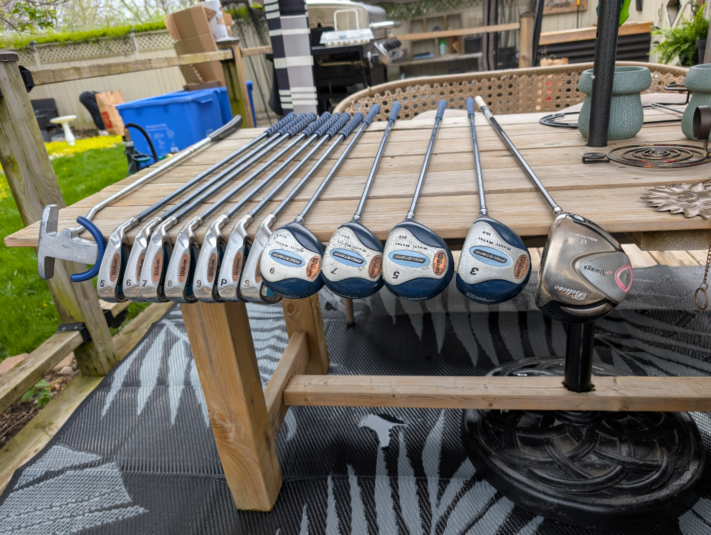 Ladies 13 Piece Golf Club Set with Bag and Extras - photo 3
