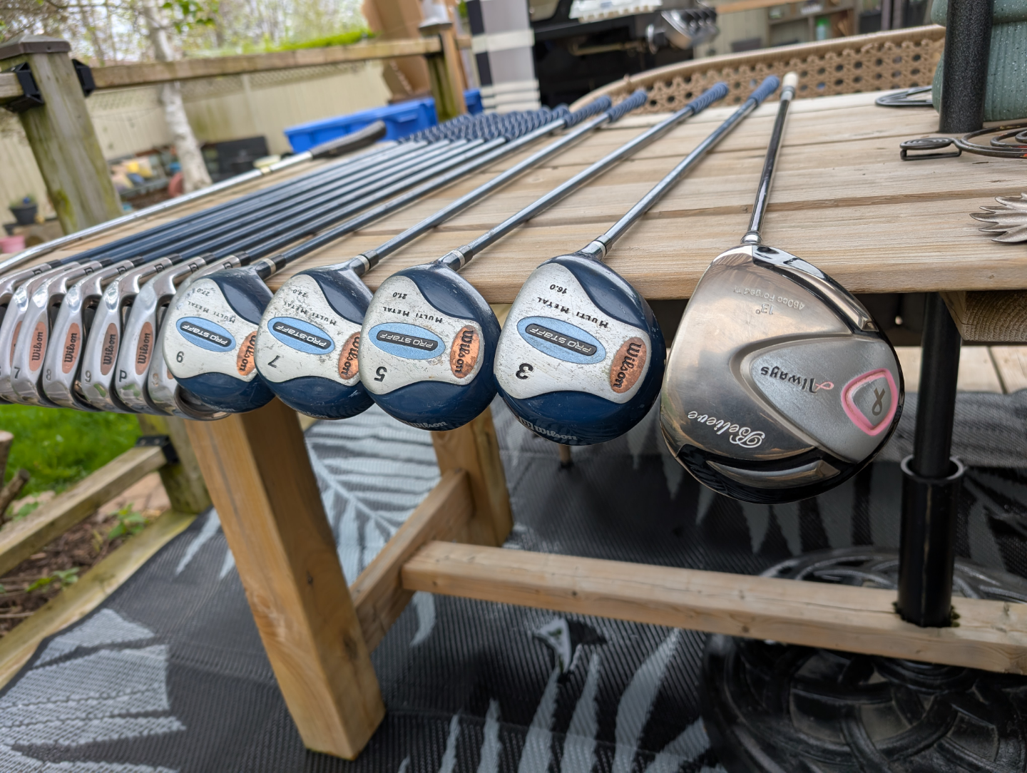 Ladies 13 Piece Golf Club Set with Bag and Extras - photo 4