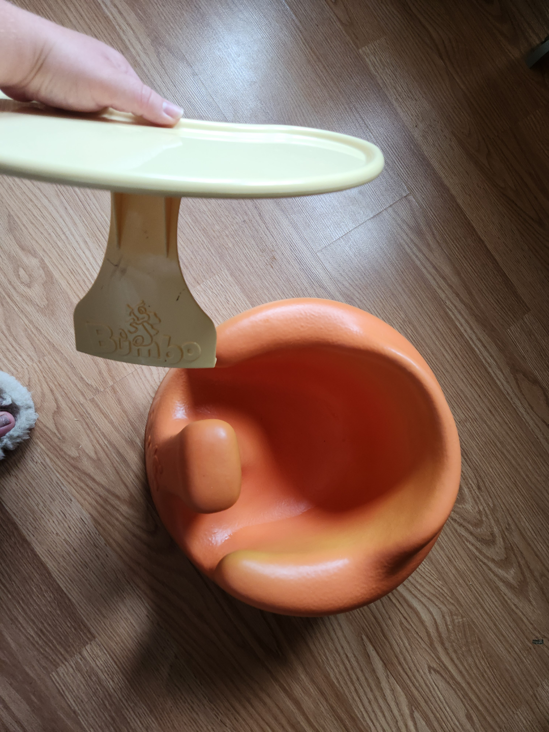 Bumbo Baby Seat with Tray - Orange