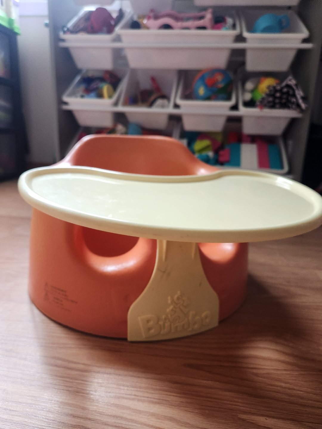 Bumbo Baby Seat with Tray - Orange - photo 2