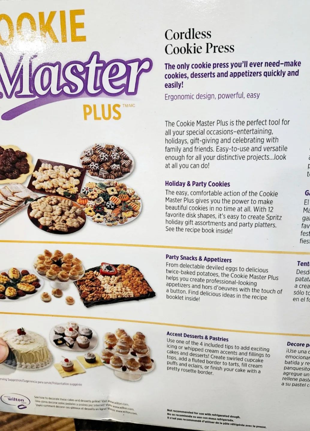 Wilton Cookie Master Plus cordless cookie press! image indicator(3)