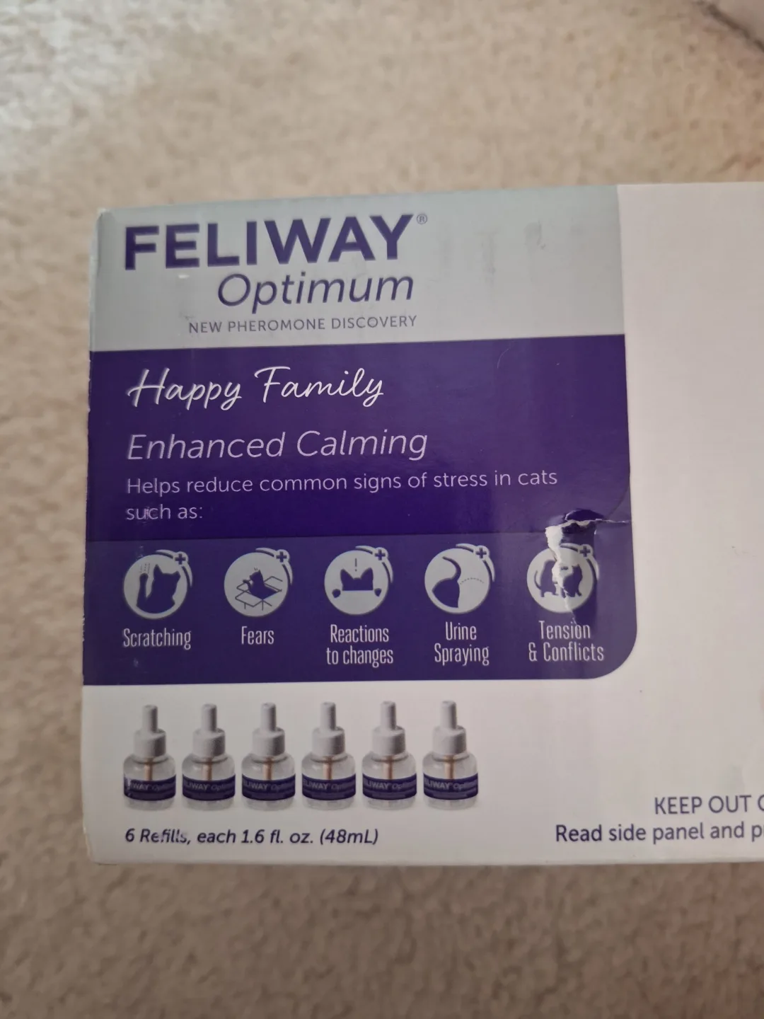 Feliway Optimum 30 Day Starter Kit (Plus 4 Refills) for Cats image indicator(3)