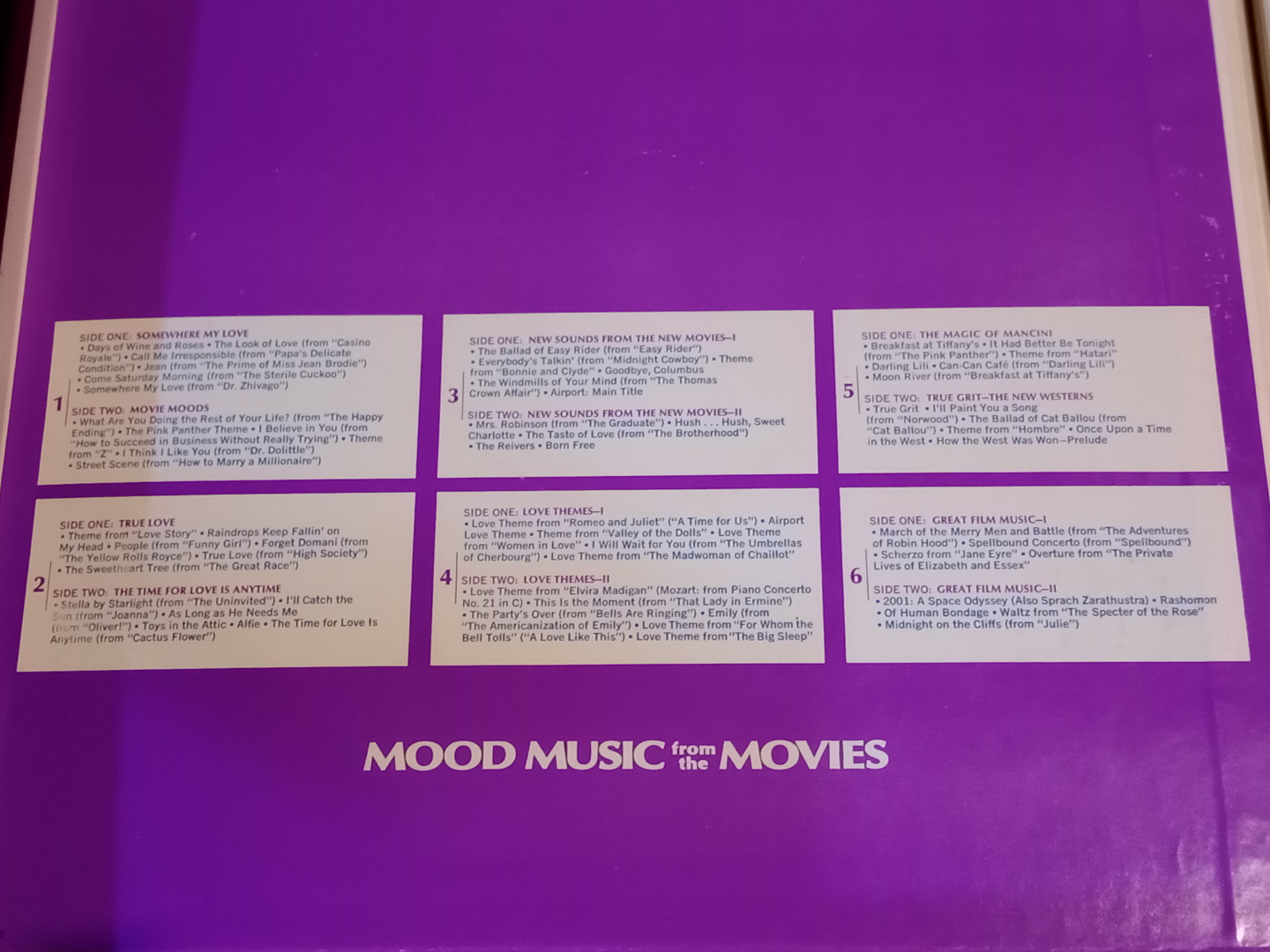 Reader's Digest Mood Music from the Movies Vinyl Record Box Set - photo 2
