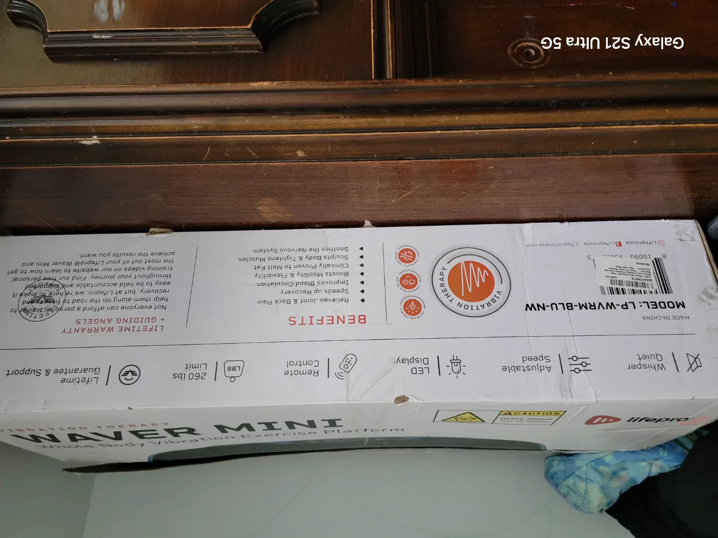 Lifepro Waver Mini Vibration Plate Exercise Machine - Blue image indicator(2)