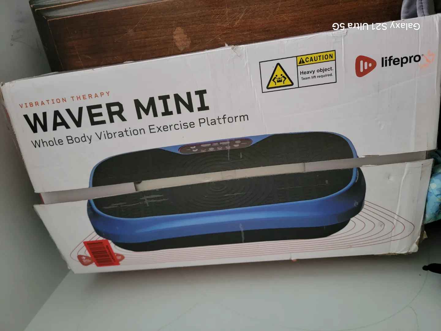 Lifepro Waver Mini Vibration Plate Exercise Machine - Blue image indicator(5)