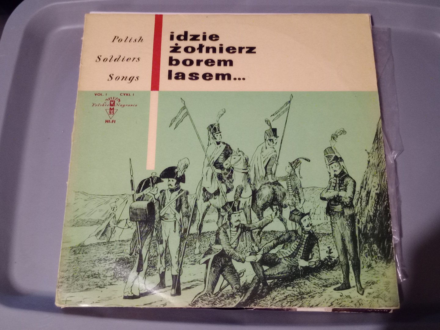 Vintage Polish Soldiers Songs Vinyl Record