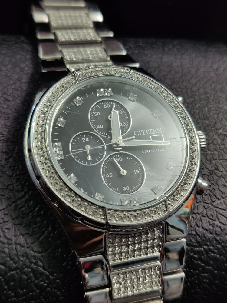 Citizen Men's CA0750-53E Crystal SS Eco-Drive Watch image indicator(4)