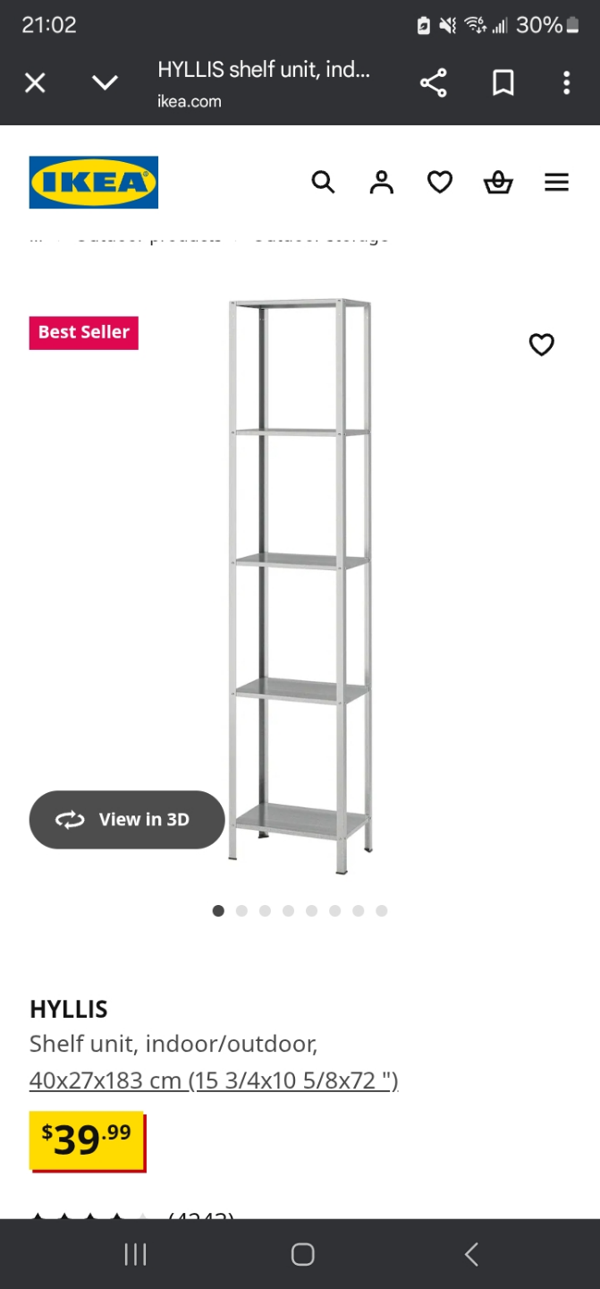 IKEA HYLLIS Shelf Unit