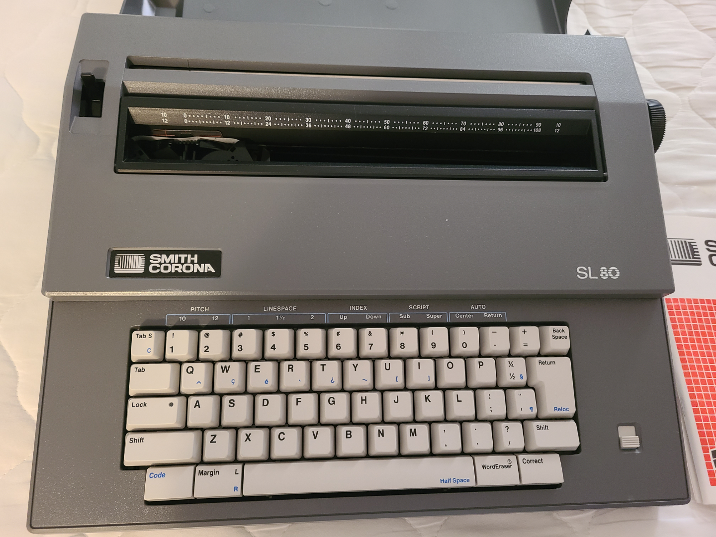 Vintage Smith Corona SL80 Electric Typewriter - photo 3