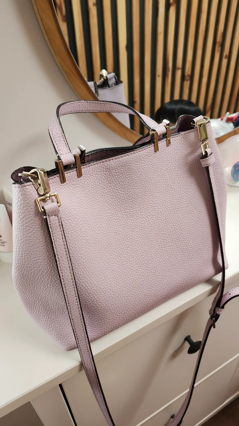 Kate Spade Light Purple Leather Handbag image indicator(4)