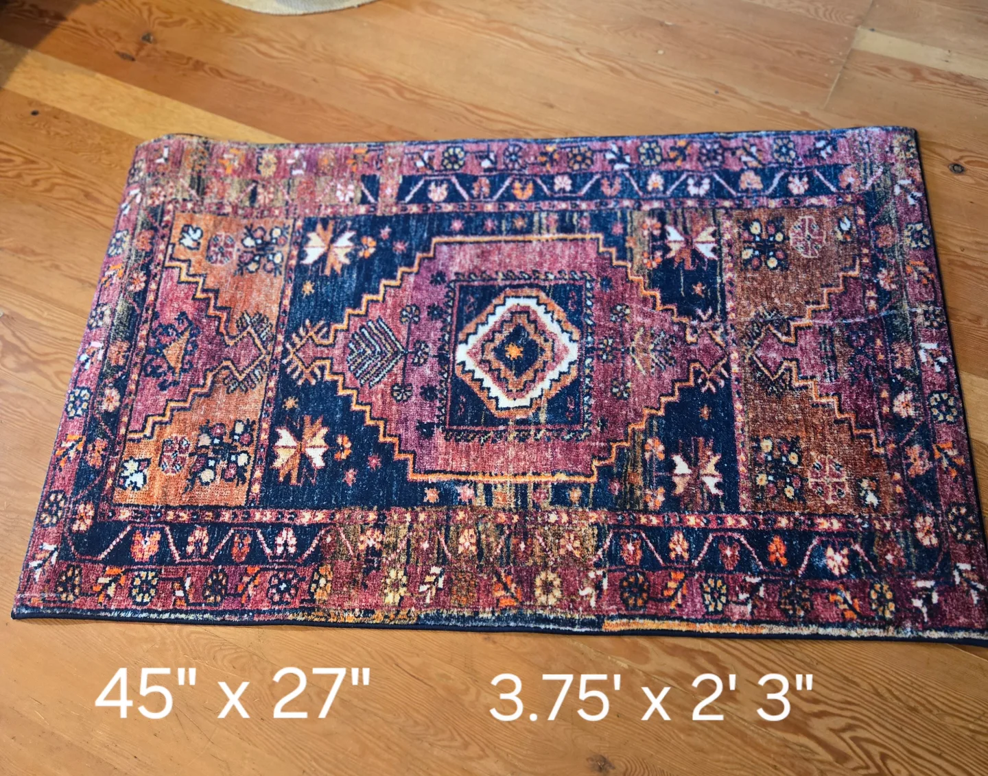 Bohemian Style Rug, 45" x 27" thumbnail