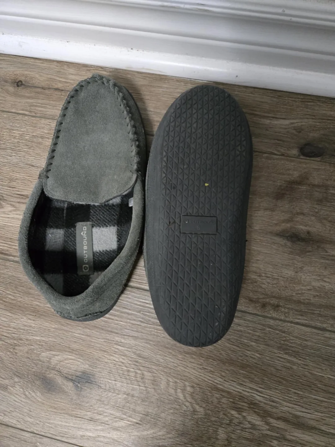 Outdoor suede slippers #freecycle thumbnail