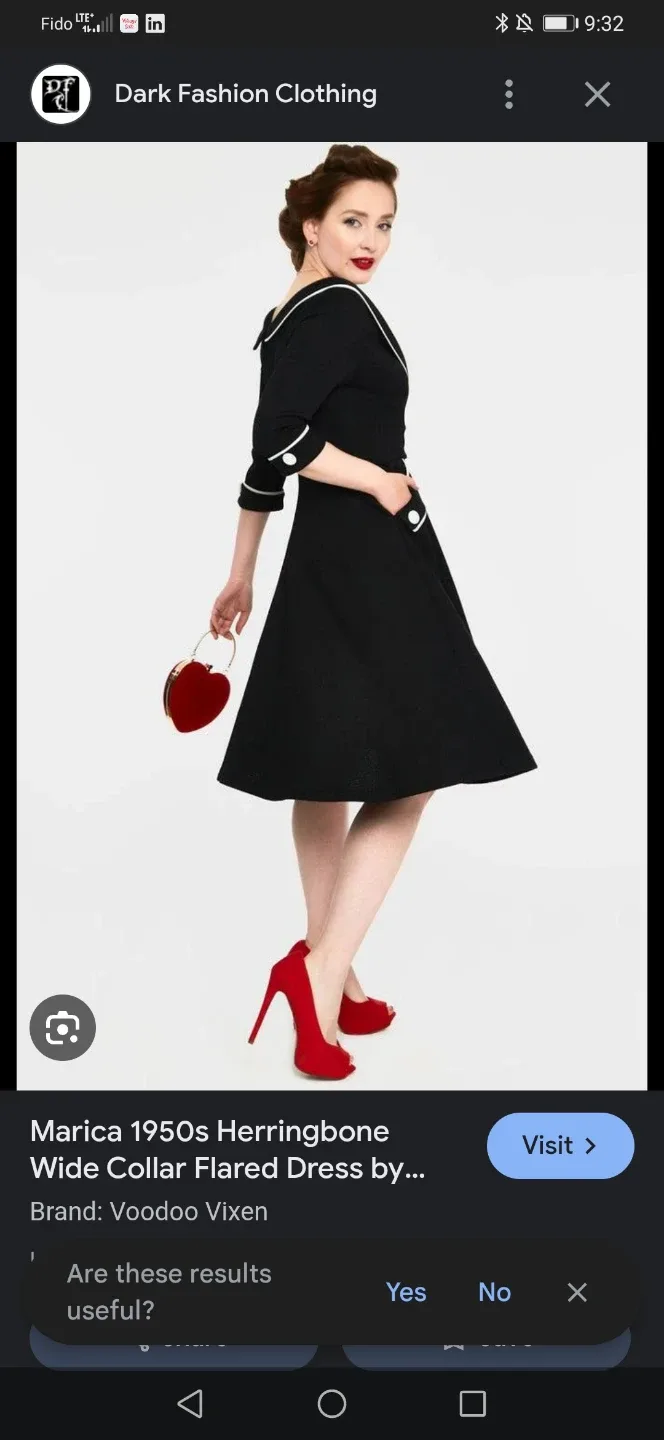 Voodoo Vixen Black and White Dress small image indicator(2)