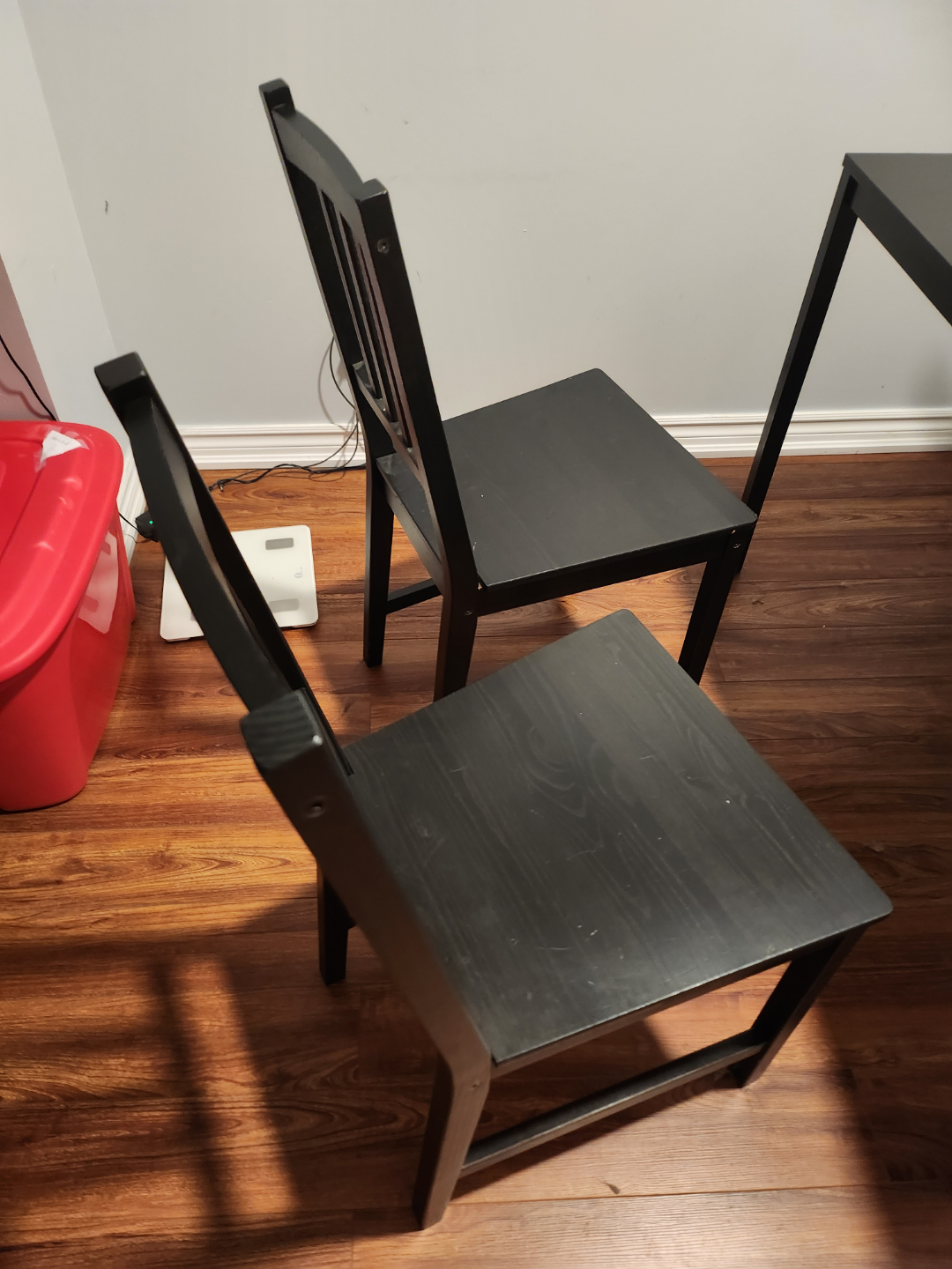Pair of Black IKEA Chairs
