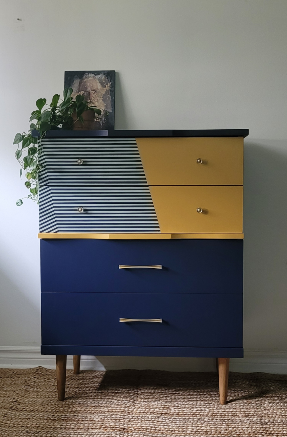 Mid-Century Modern Chest of Drawers - Upcycled & Reimagined