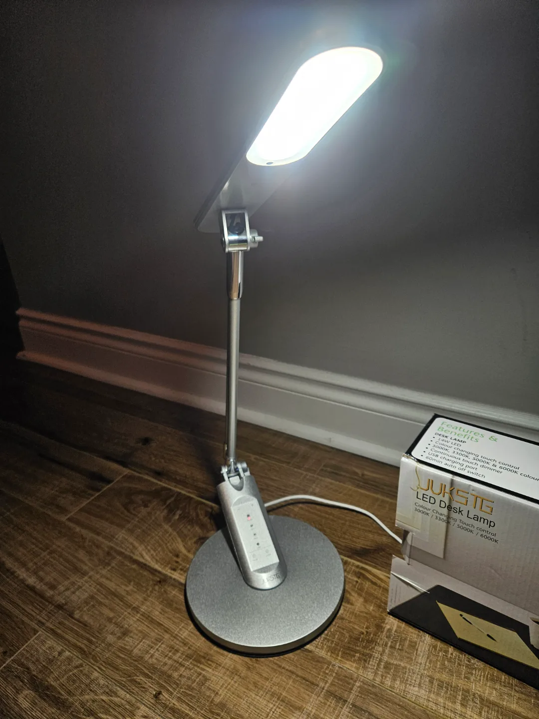 JUKSTG LED Desk Lamp - Colour Changing Touch Control image indicator(2)