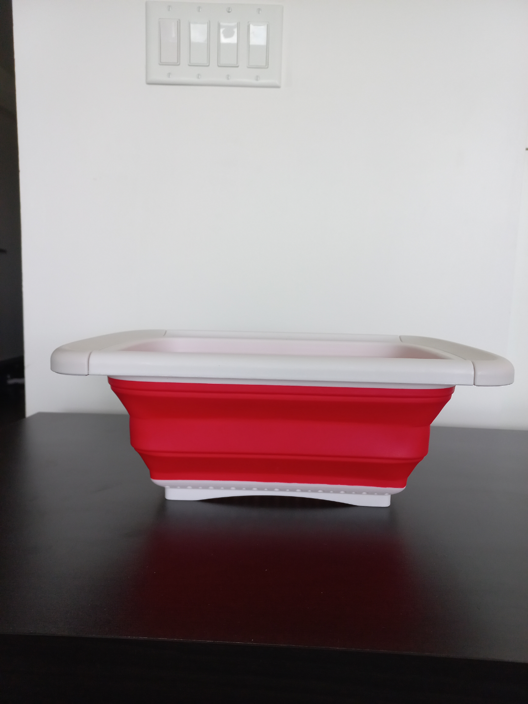 Foldable silicone basket with handles - photo 2