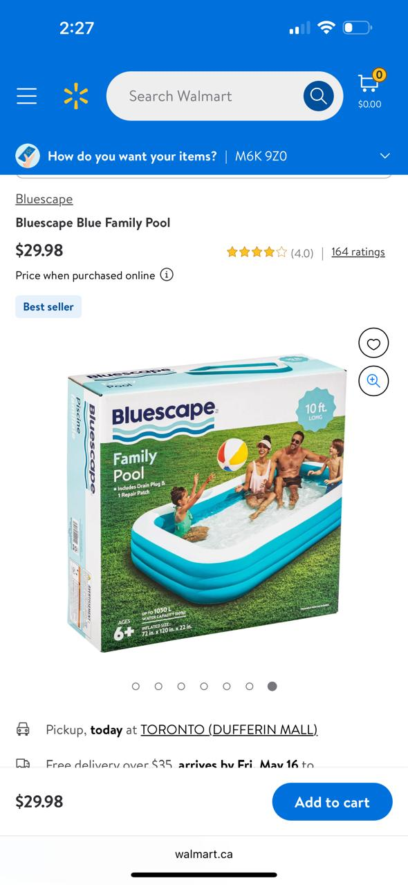 Bluescape Family Pool - without box, never used - photo 2