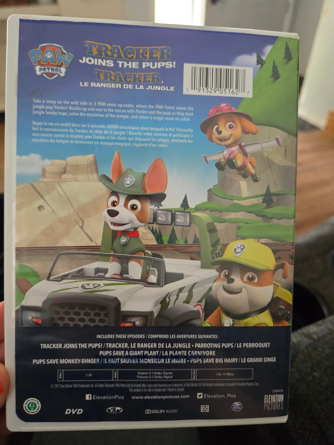 #Freecycle# Paw Patrol: Tracker Joins the Pups! DVD image indicator(2)
